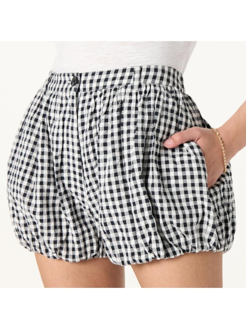Cotton Mini Bloomer Shorts for Women | Lightweight, Comfy, Casual Summer Style - Picture 4 of 4